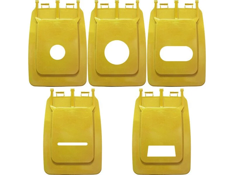 Мусорный контейнер МКТ 360 желтый