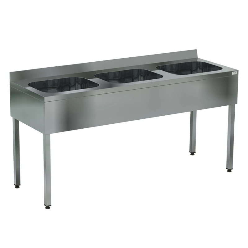 Ванна моечная трехсекционная Кобор ВМЦФ/3-180/70