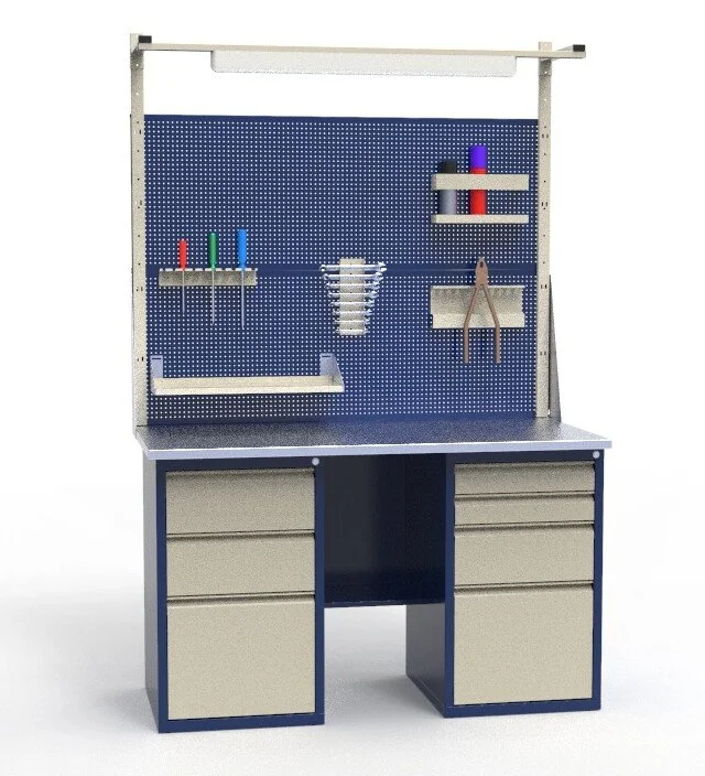 Верстак слесарный двухтумбовый СВ-2Т.03.04.14_сб7