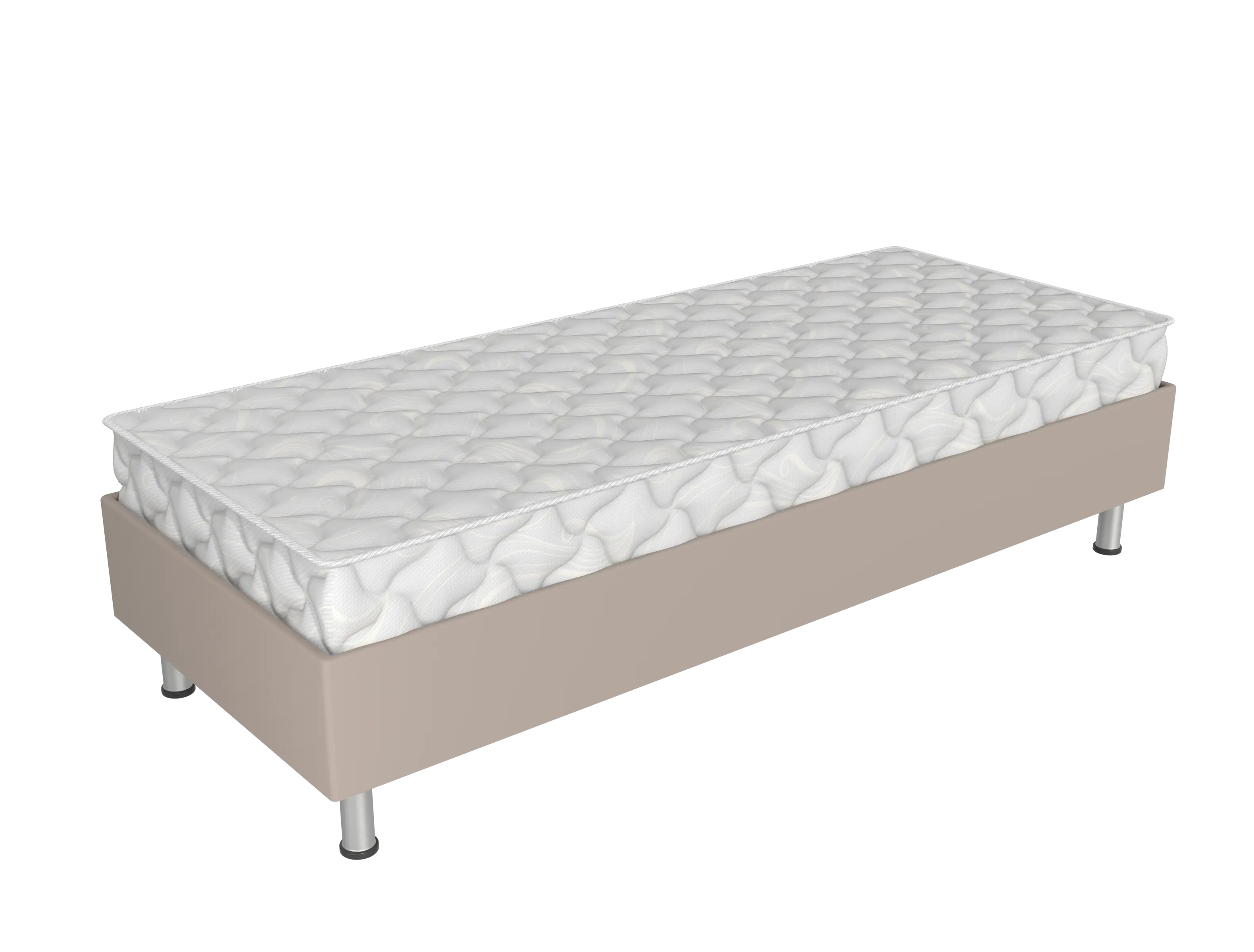Spring box СБ-200/90 бежевый с матрасом Турин