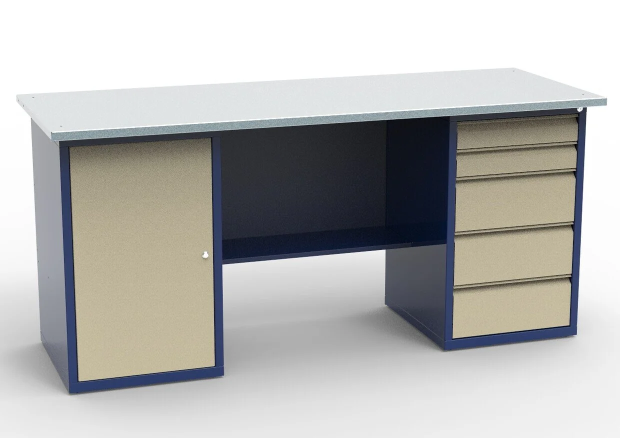 Верстак слесарный двухтумбовый СВ-2Т.01.05.19_сб2