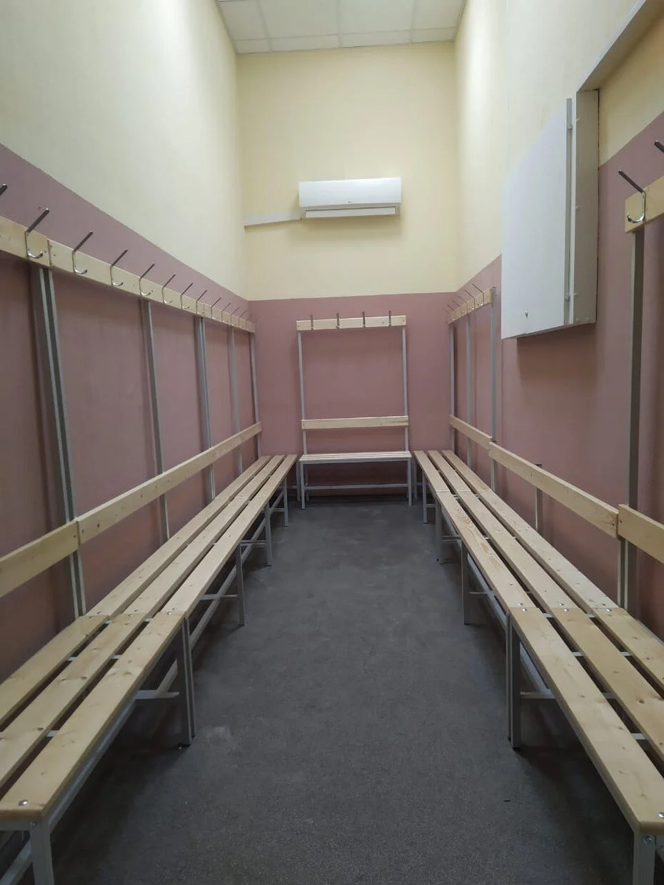Лавочка для раздевалки для рабочих СГ-1С-2000