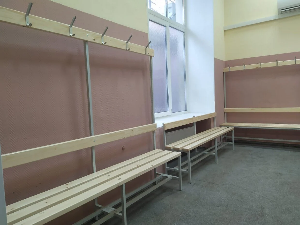 Лавочка для раздевалки для рабочих СГ-1С-2000
