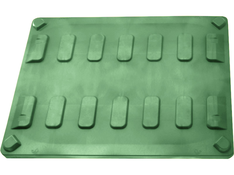 Крышка для C-Box 1210 зелёная Крышка 1000 Crm 1237x1036x63 мм Полиэтилен низкого давления (HDPE)