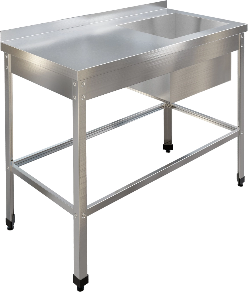 Ванна с рабочей поверхностью RESTOINOX ВМСР/1-10/6-БПО-ЭЦ