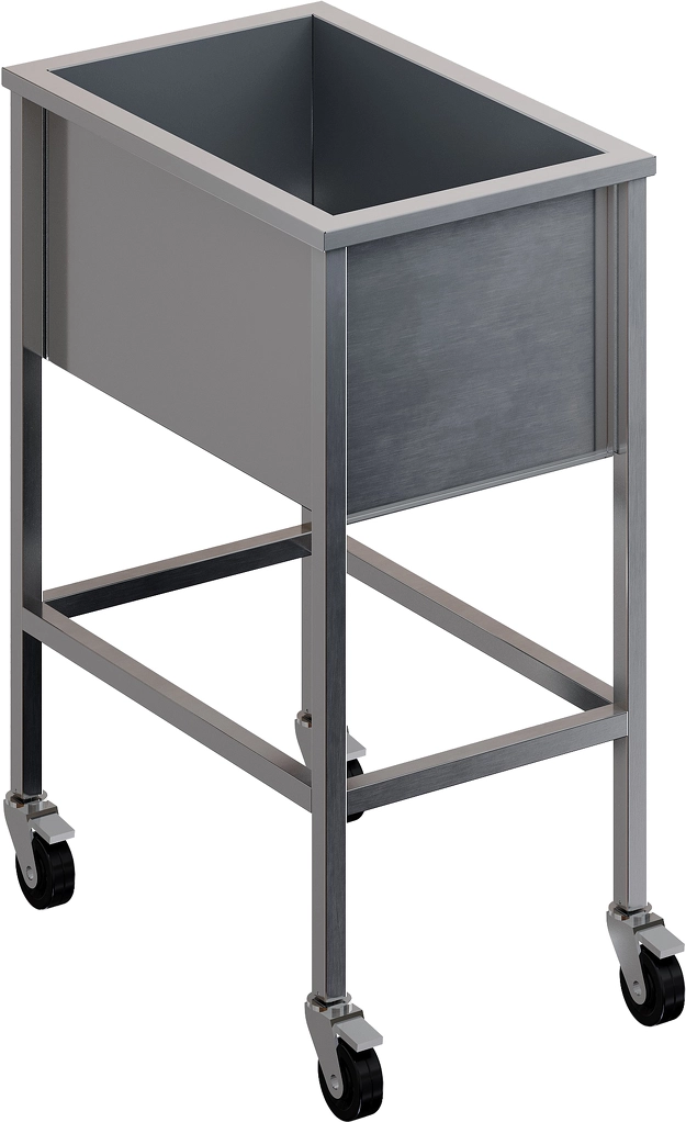 Ванна моечная односекционная RESTOINOX ВМСК-1/4/6 передвижная 400x600x850 мм