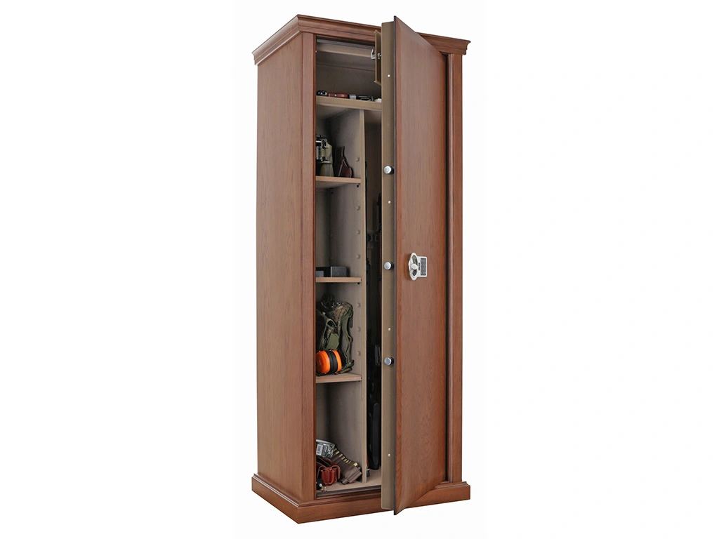 Оружейный сейф в дереве VALBERG САПСАН 4 EL (дуб)