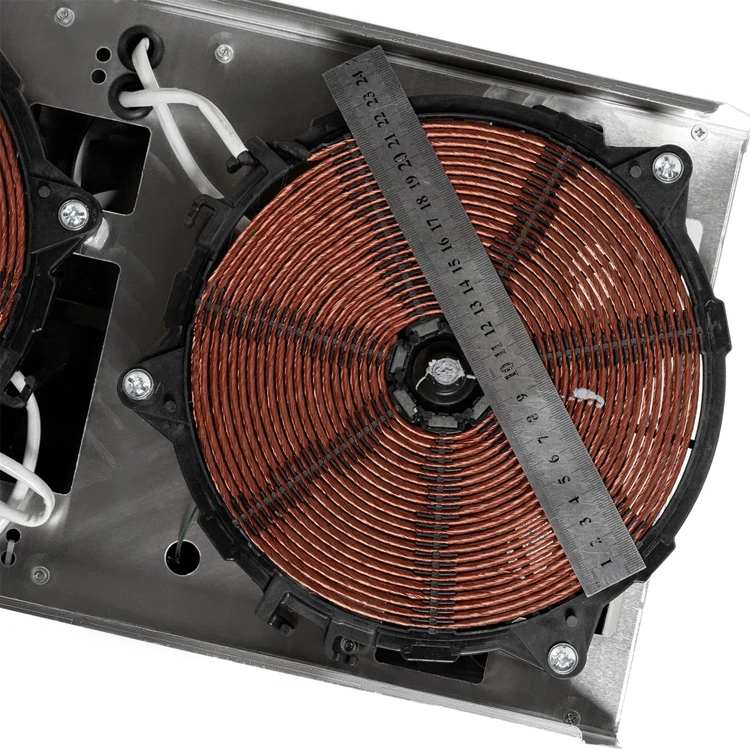 Плита индукционная на полузакрытой подставке 2 конфорки Кобор I9-2S1