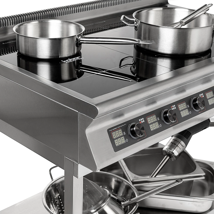 Плита индукционная на открытой подставке 6 конфорок Кобор I7-6S