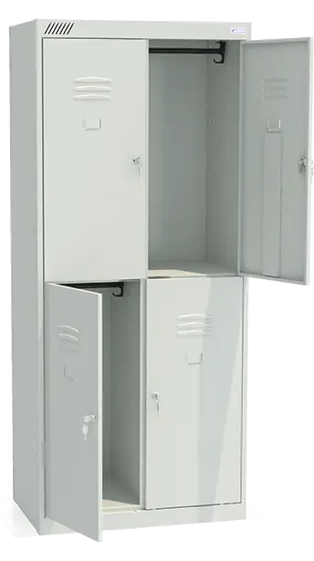Фото - металлический шкаф для одежды шрк 24-800