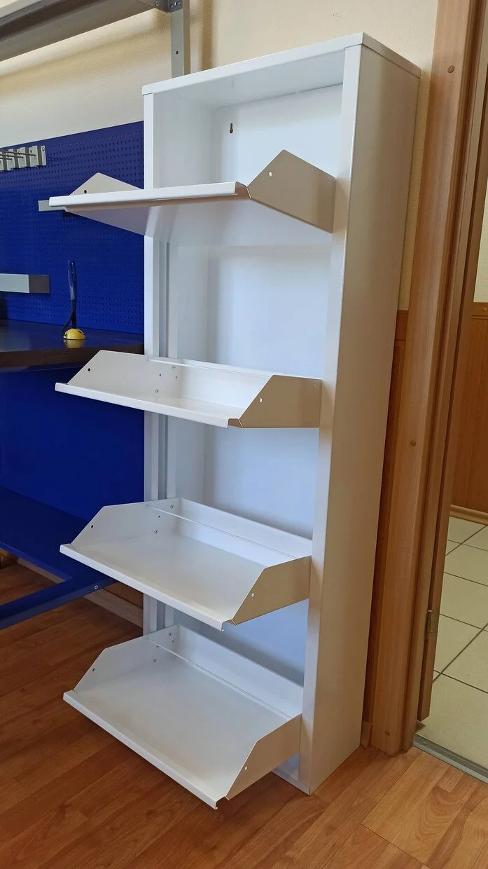 Фото - шкаф металлический для обуви об-3 белый