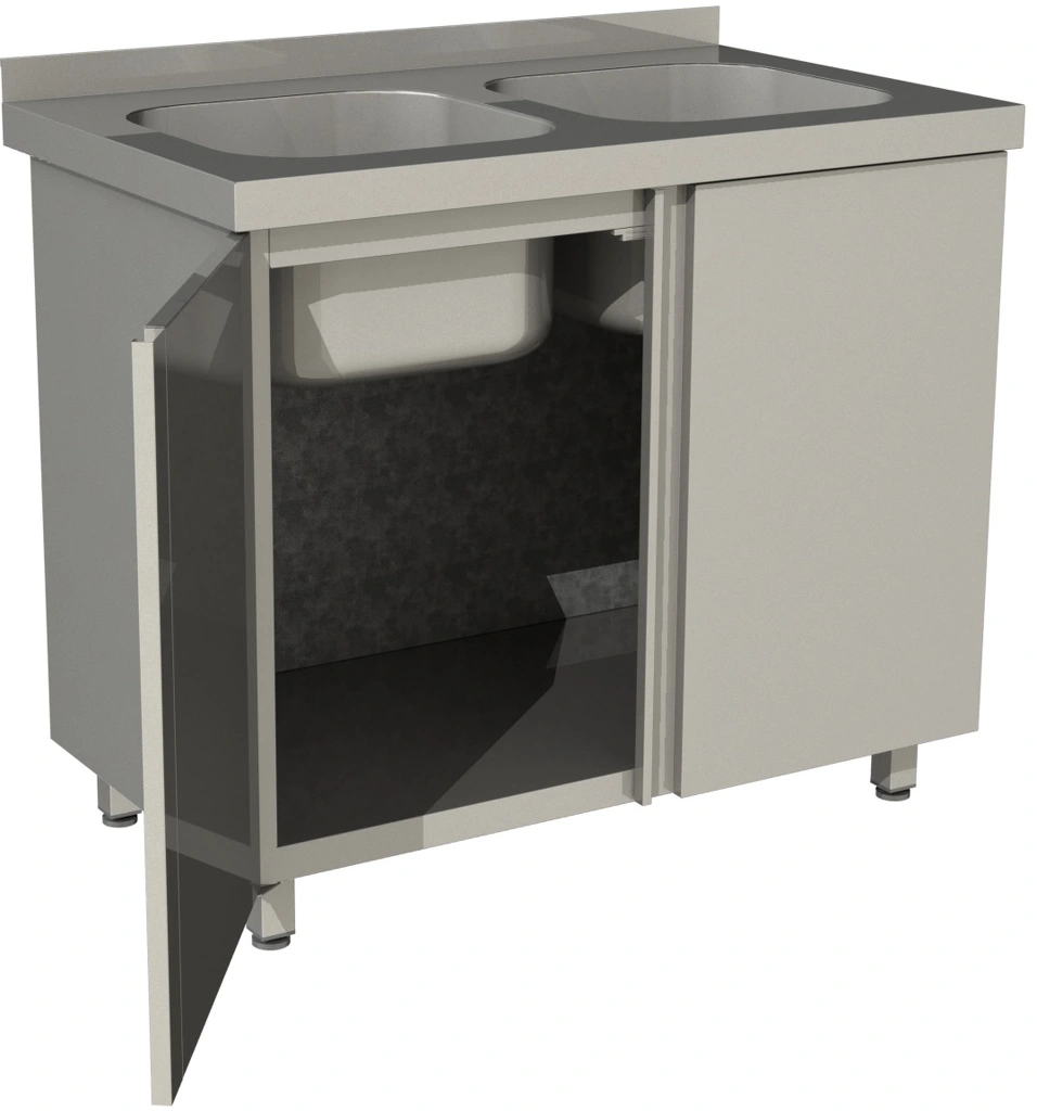 Стол СПЗР2М-13/7-БП с моечной ванной