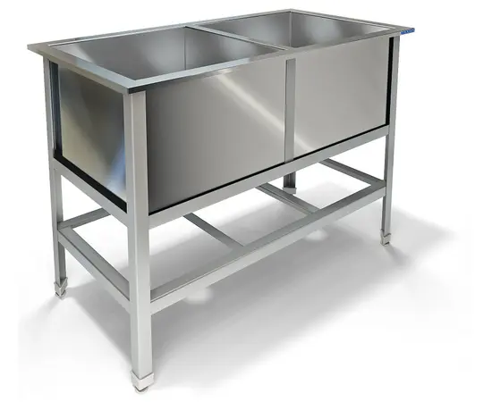 Ванна моечная две емкости сварные ВМС2-1005н