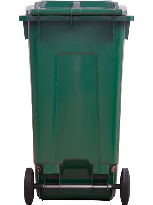 Мусорный контейнер МКТ 360 зеленый для сбора мусора