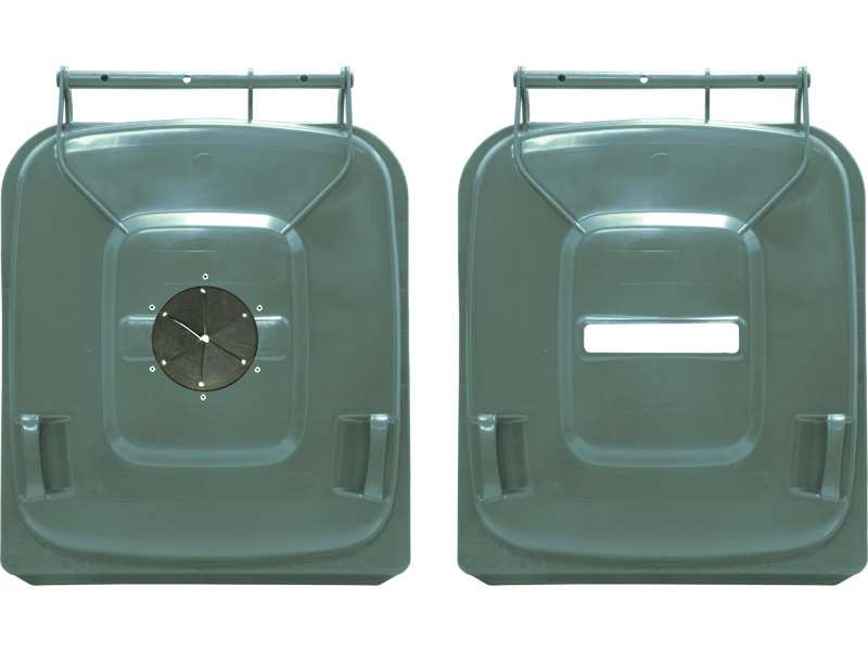 Мусорный контейнер МКТ 240 зеленый для сбора мусора