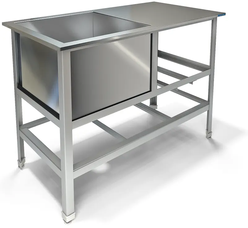 Ванна моечная сварная с крылом Техно ТТ ВМ-33/700