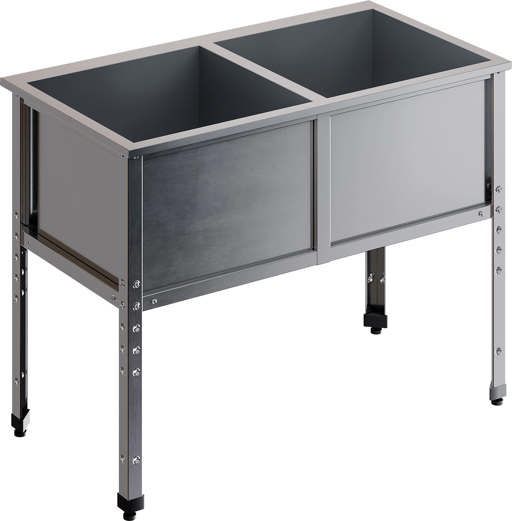 Ванна моечная двухсекционная RESTOINOX ВМС-2/6-ЭН