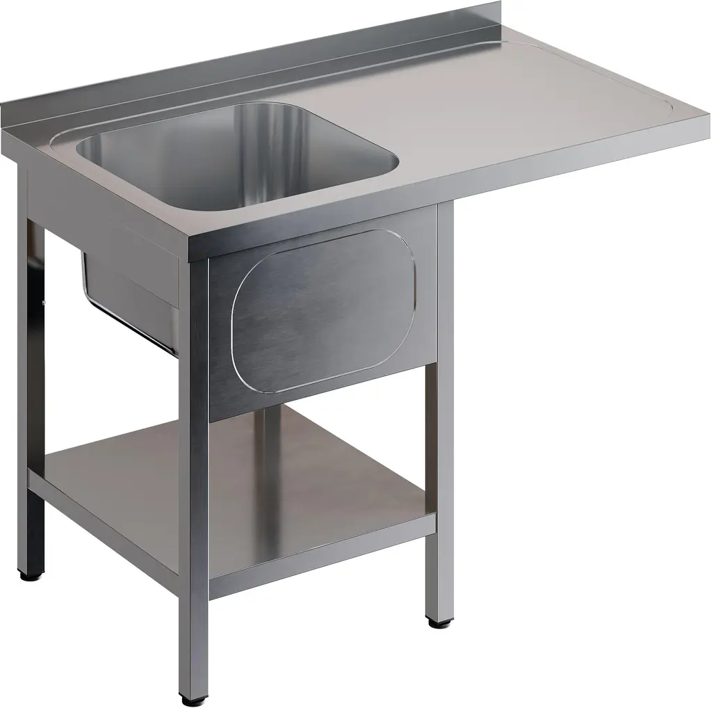 Ванна моечная с рабочей поверхностью ВМЦРК/1-12/7-БП