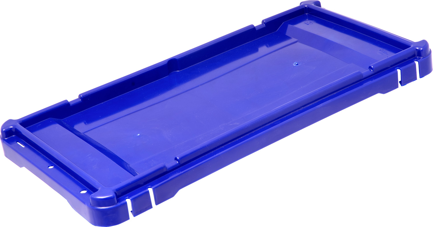 Крышка для ящика 417 синяя морозостойкая 417-к м 605x305x45 мм Полиэтилен низкого давления (HDPE) 8.3 л