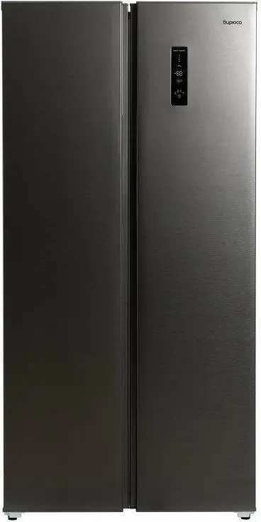 Холодильник БИРЮСА SBS 400 DI Темная нержавеющая сталь