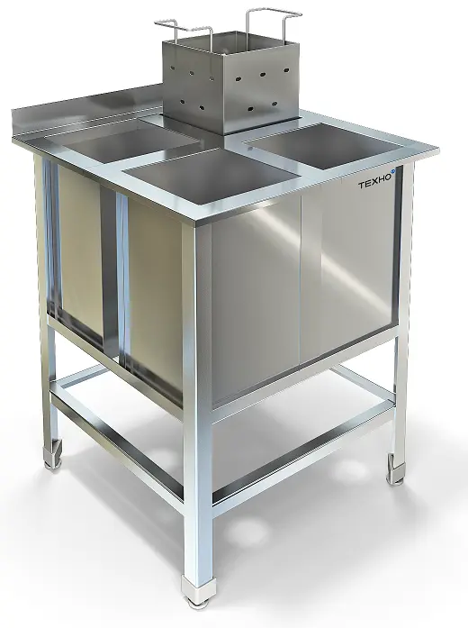 Ванна моечная для мойки яиц сварная ёмкость ВМ-63/700