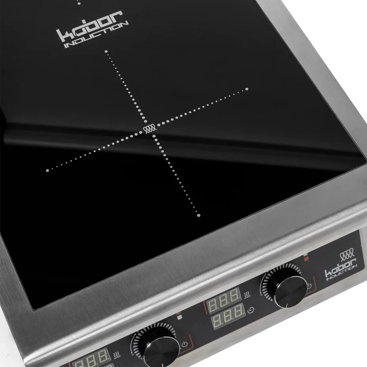 Плита индукционная на открытой подставке 2 конфорки Кобор I7-2S