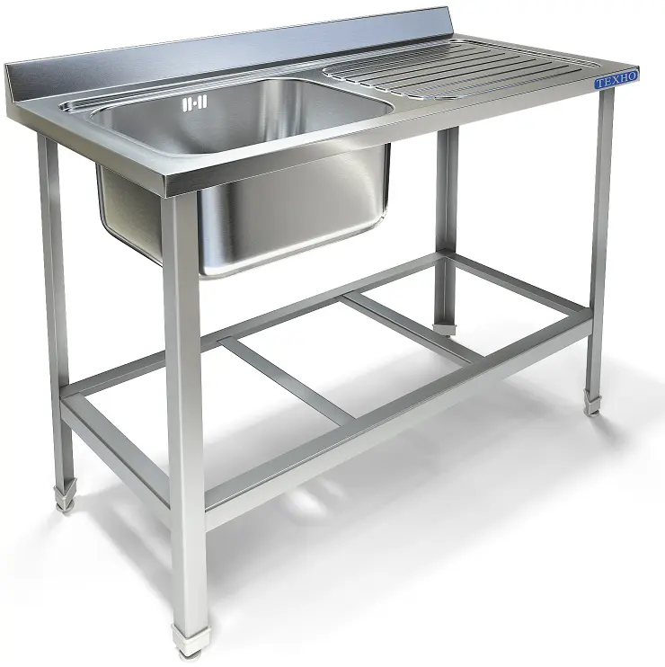 Ванна моечная цельнотянутая с крылом ВМ-38/557Лпл.