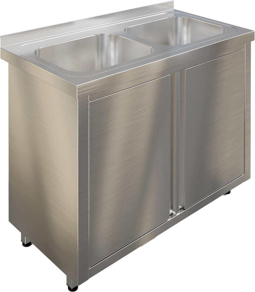Стол СПЗР2М-12/7-Б с моечной ванной