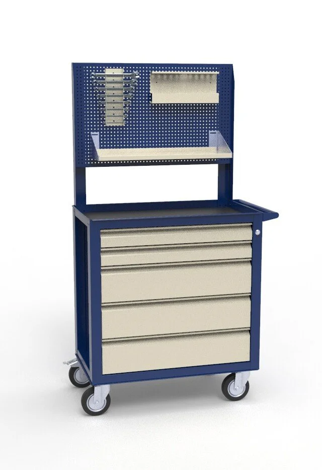 Тележка закрытая с экраном и навеской СТИ-02.05_сб3