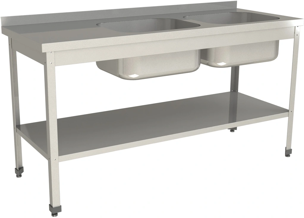 Ванна моечная цельнотянутая RESTOINOX ВМЦ-2/16/6-БПП-ЭН