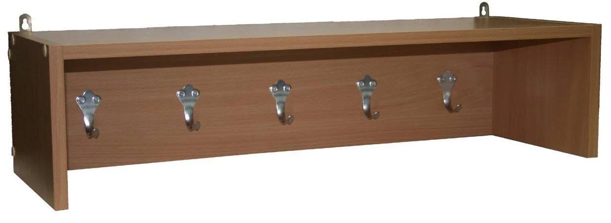 Фото - вешалка настенная с полкой вш-2