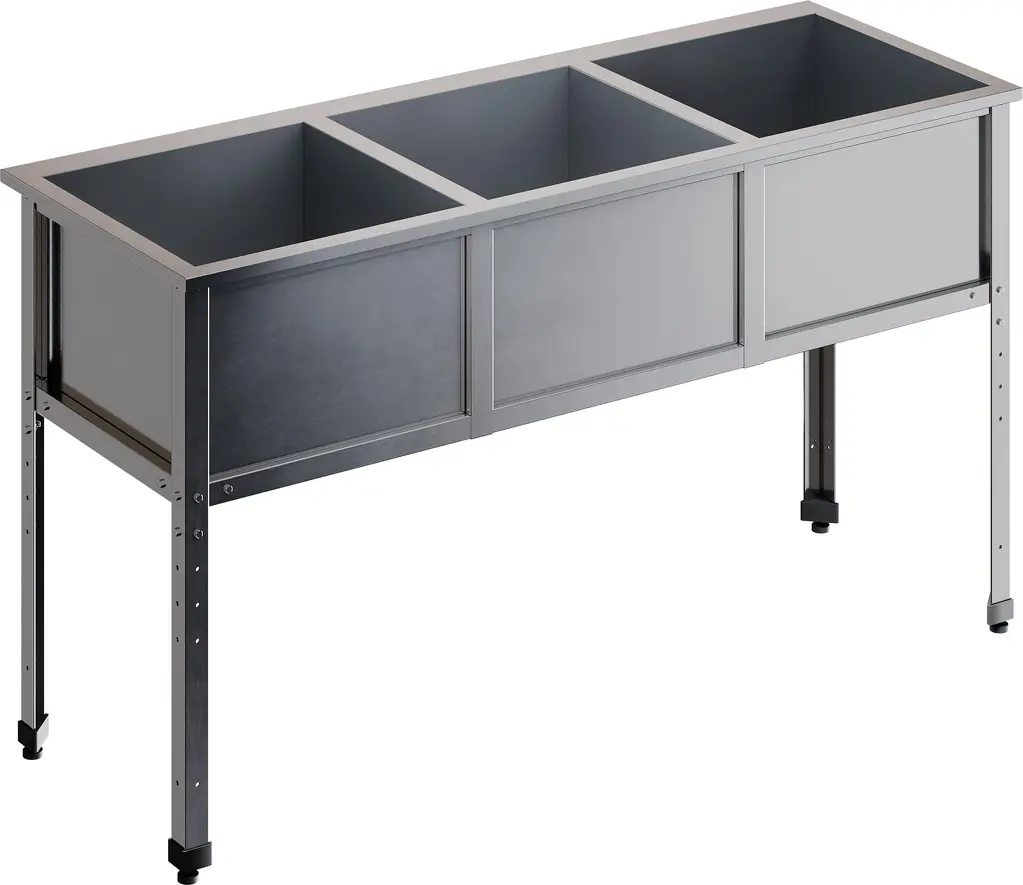 Ванна моечная трехсекционная RESTOINOX ВМС-3/6-ЭК