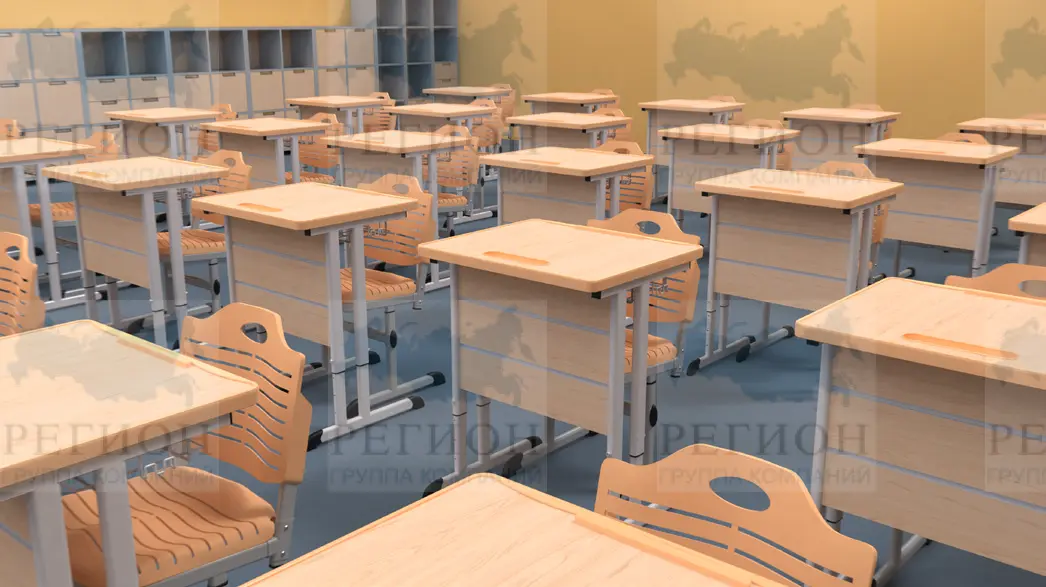 Парта ученическая одноместная ОУ-25