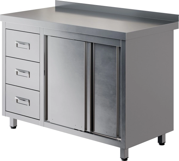 Стол производственный купе RESTOINOX СПКЗЯ-15/7-БЛ
