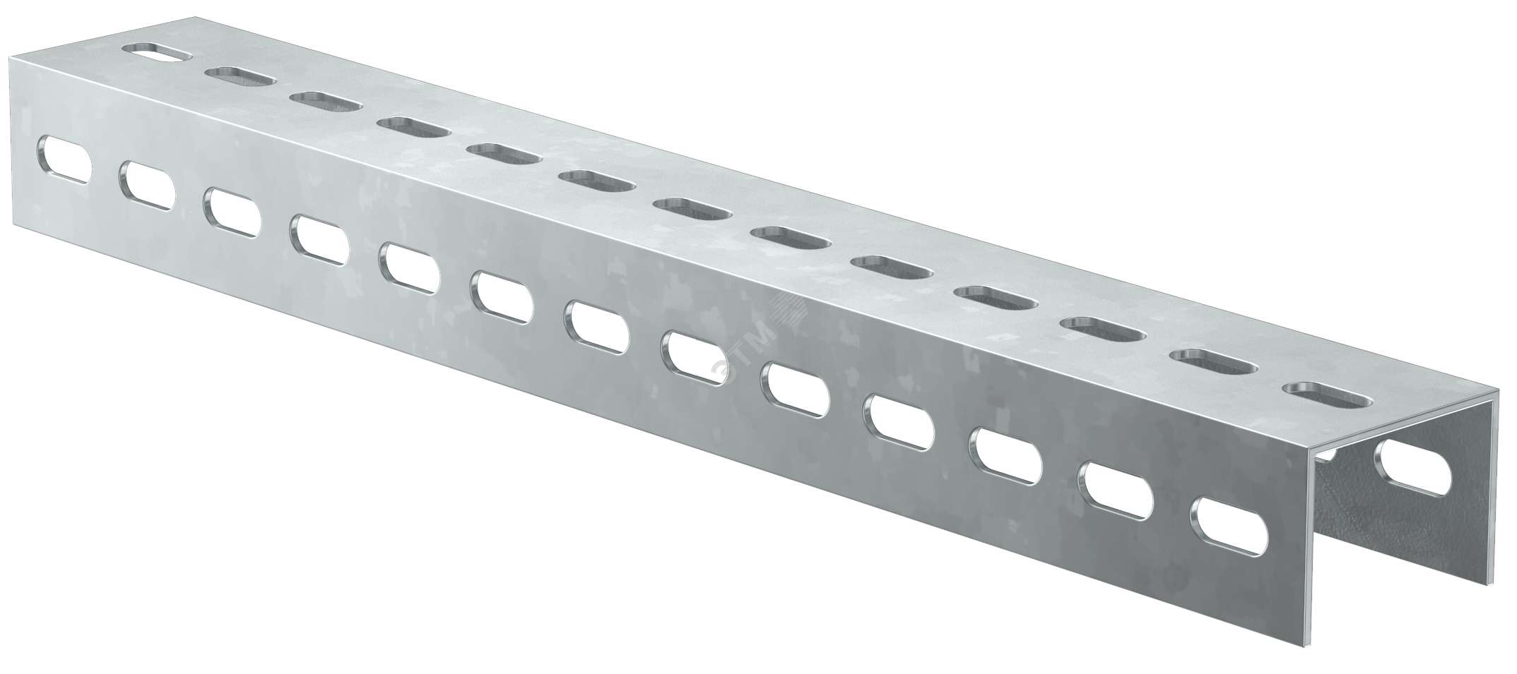 Профиль перфорированный 56х30х2500 мм, толщина 2,5 мм, сендзимир