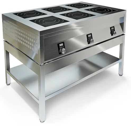 Индукционная плита 6-ти конфорочная ИПП-640147