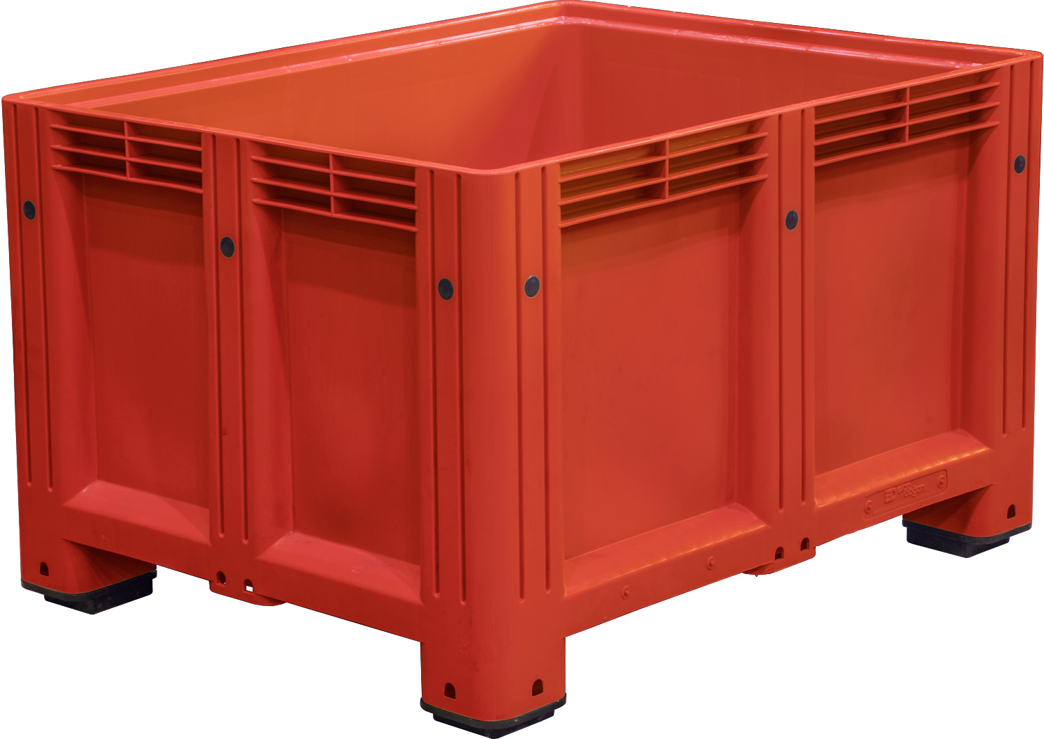 Контейнер большой пластиковый D-Box 1210 S (760) Big Box 1200x1000x760 мм сплошной на ножках красный