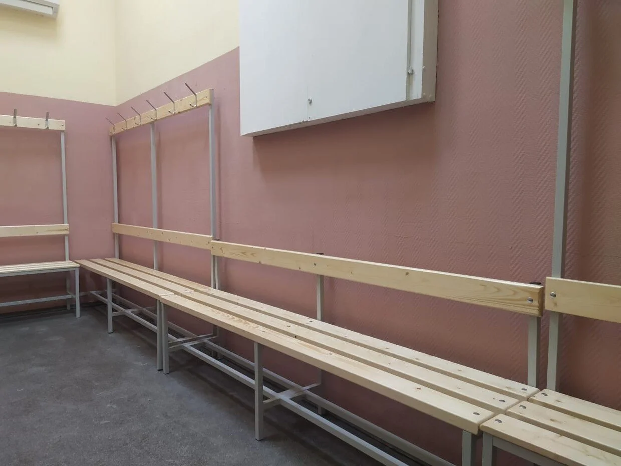 Лавочка для раздевалки для рабочих СГ-1С-2000