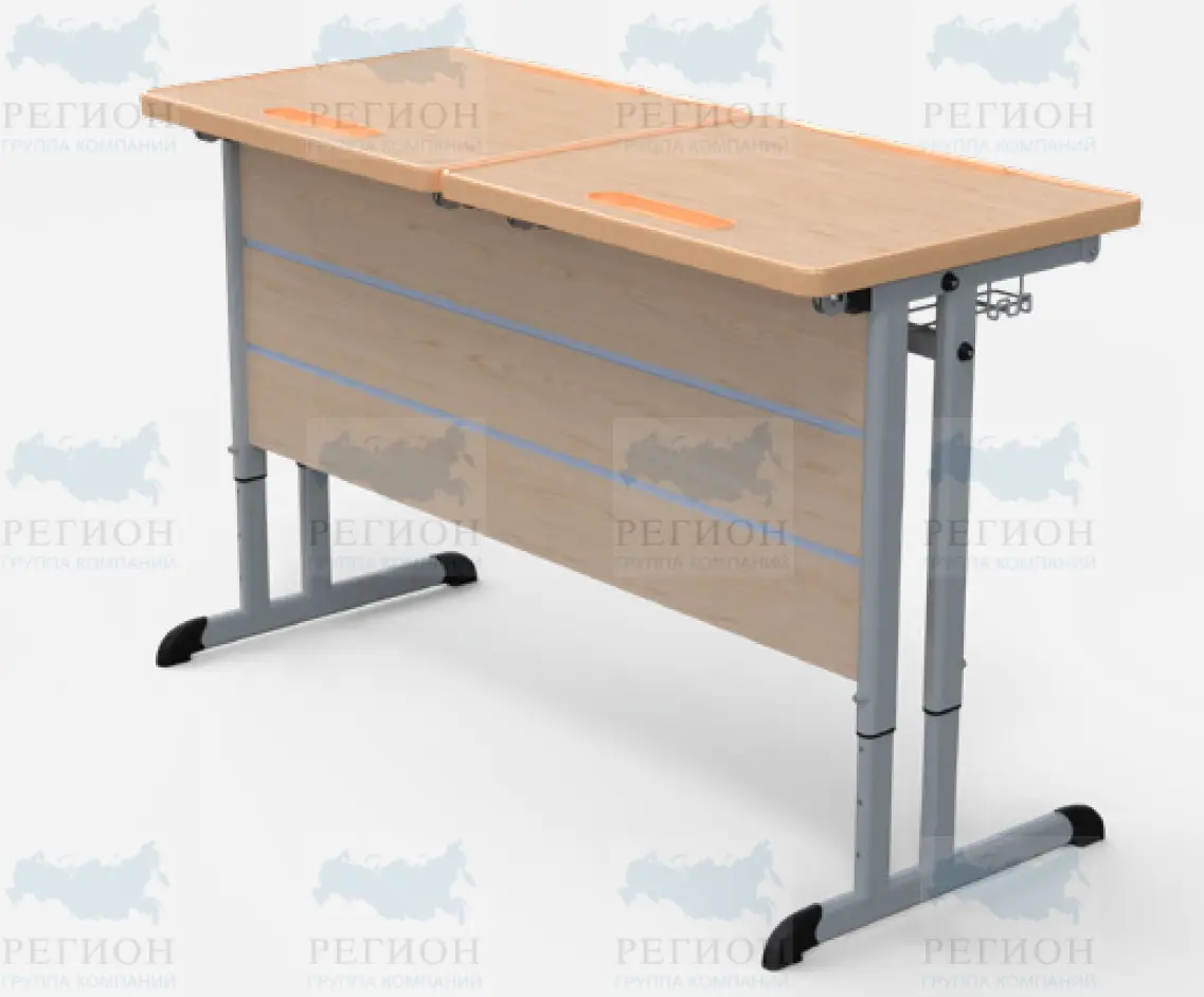 Стол ученический двухместный ДН-25/2