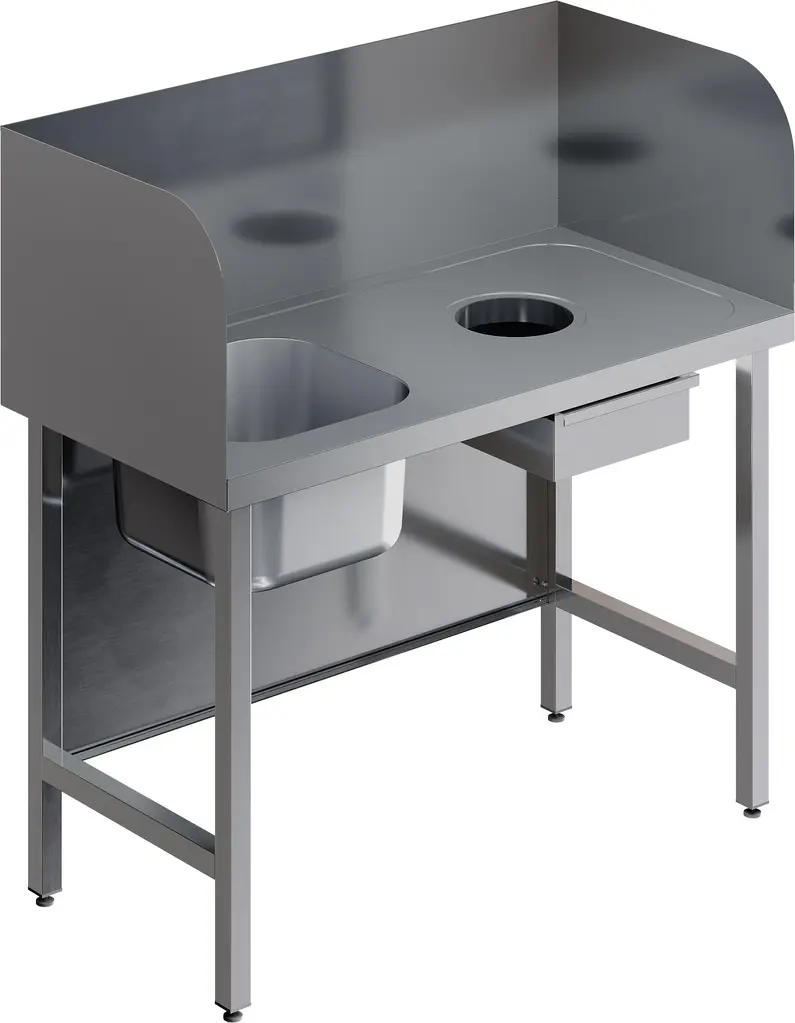 Стол для чистки рыбы RESTOINOX СПЧВЦ-12/6-БОЛ